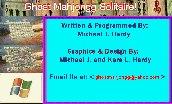 Mike Hardy's Ghost Mahjongg Video Game!