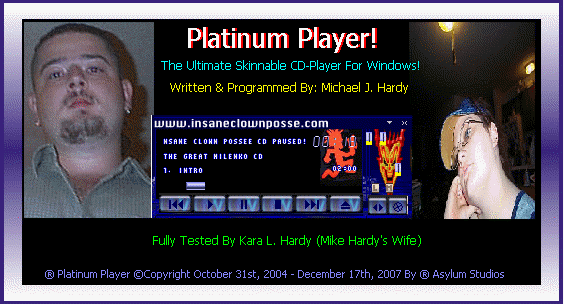Platinum Player's Splash Screen!